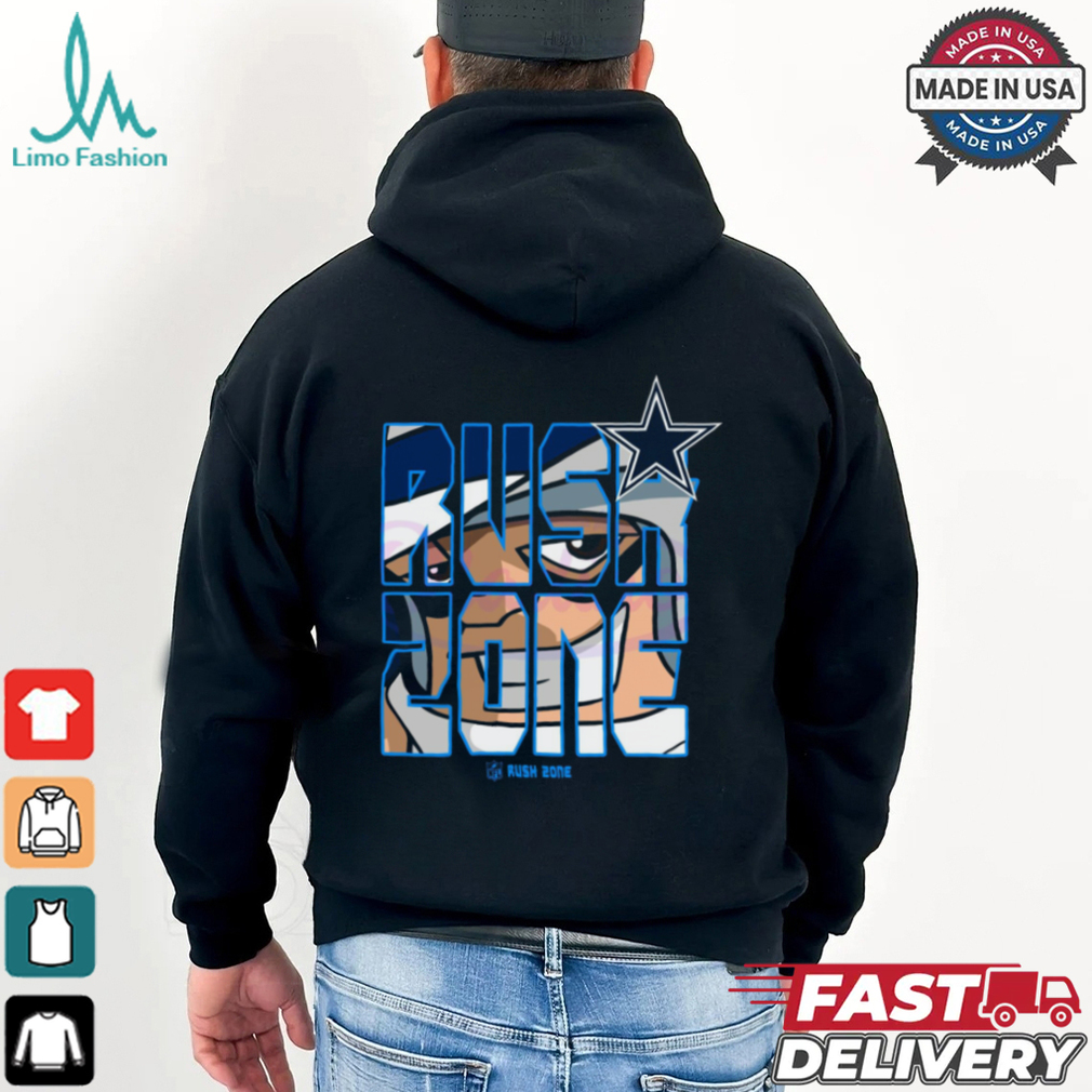 Nfl Rush Zone Cartoon Dallas Cowboys Football Logo Shirt Nfl Rush Zone Cartoon Dallas Cowboys Football Logo Shirt
