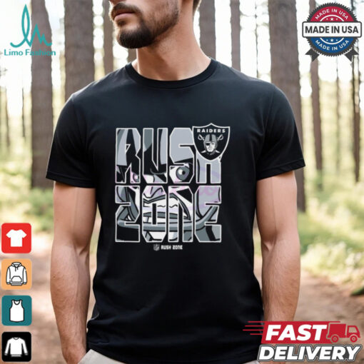 Nfl Rush Zone Cartoon Las Vegas Raiders Football Logo Shirt
