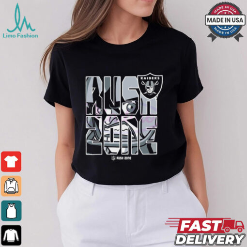 Nfl Rush Zone Cartoon Las Vegas Raiders Football Logo Shirt