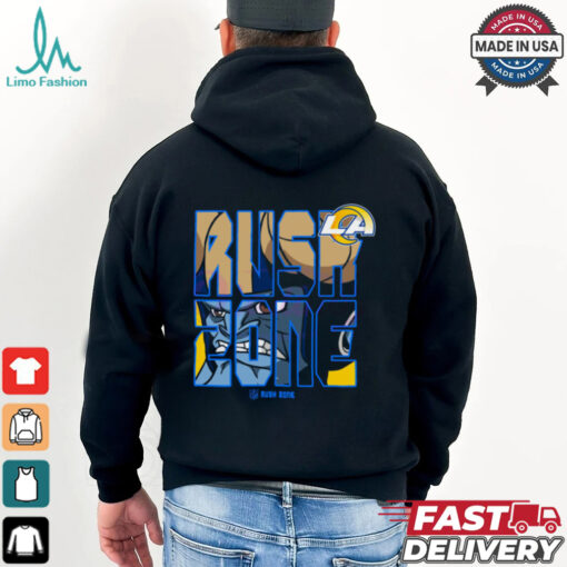 Nfl Rush Zone Cartoon Los Angeles Rams Football Logo Shirt