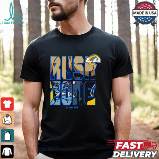 Nfl Rush Zone Cartoon Los Angeles Rams Football Logo Shirt