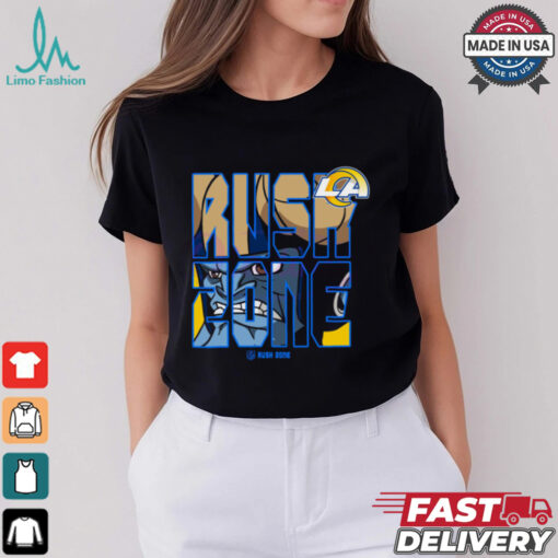 Nfl Rush Zone Cartoon Los Angeles Rams Football Logo Shirt