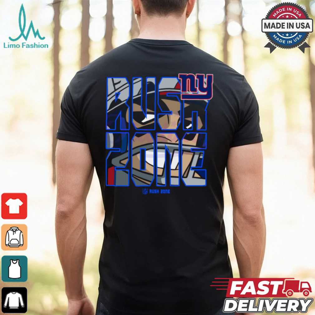 Nfl Rush Zone Cartoon New York Giants Football Logo Shirt Nfl Rush Zone Cartoon New York Giants Football Logo Shirt