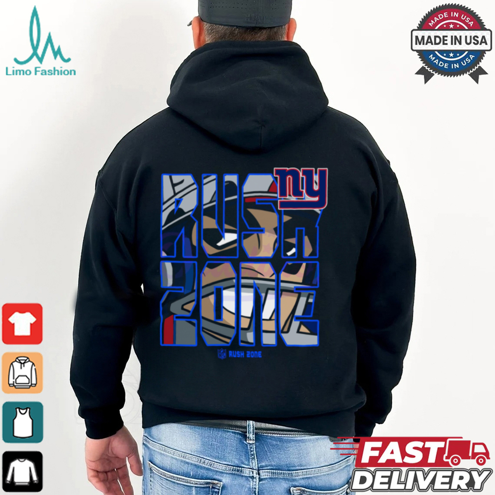 Nfl Rush Zone Cartoon New York Giants Football Logo Shirt Nfl Rush Zone Cartoon New York Giants Football Logo Shirt