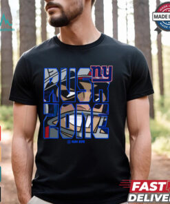 Nfl Rush Zone Cartoon New York Giants Football Logo Shirt