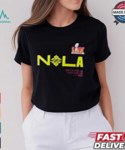 Nola Super Bowl LIX 2025 T shirt