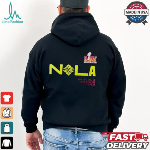 Nola Super Bowl LIX 2025 T shirt