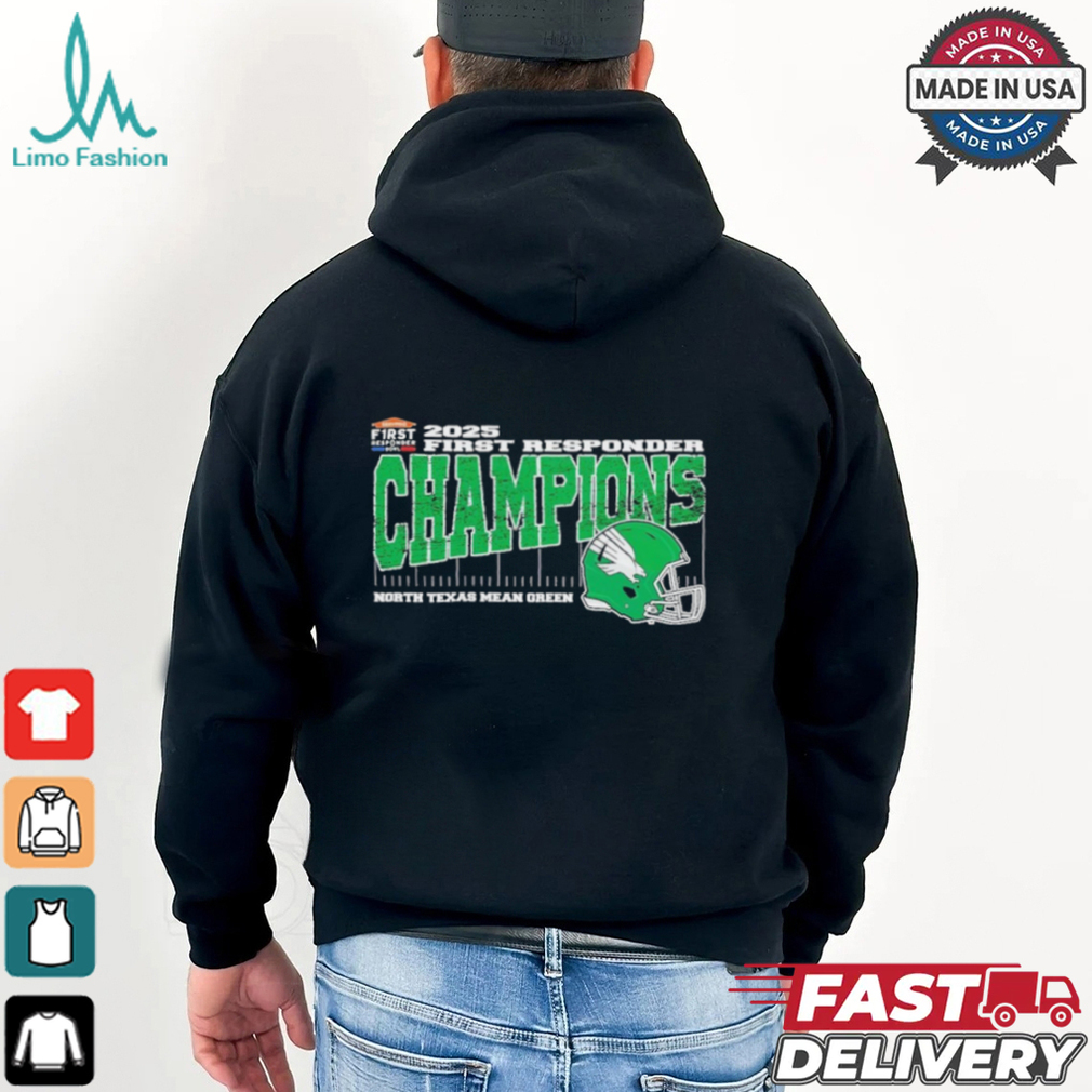 North Texas Mean Green 2025 Servpro First Responder Bowl Champions Vintage Style With Helmet College Football Bowl Game Shirt North Texas Mean Green 2025 Servpro First Responder Bowl Champions Vintage Style With Helmet College Football Bowl Game Shirt