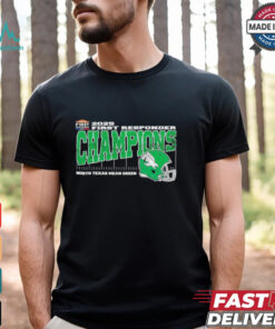 North Texas Mean Green 2025 Servpro First Responder Bowl Champions Vintage Style With Helmet College Football Bowl Game Shirt