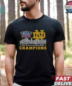 Notre Dame Fighting Irish 2024 25 Sugar Bowl Champions Celebrating T Shirt