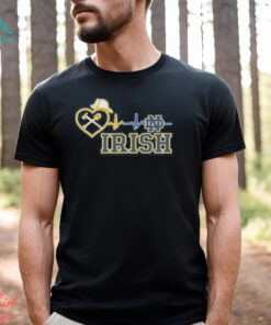 Notre Dame Fighting Irish X Work Heartbeat Firefighter Shirt