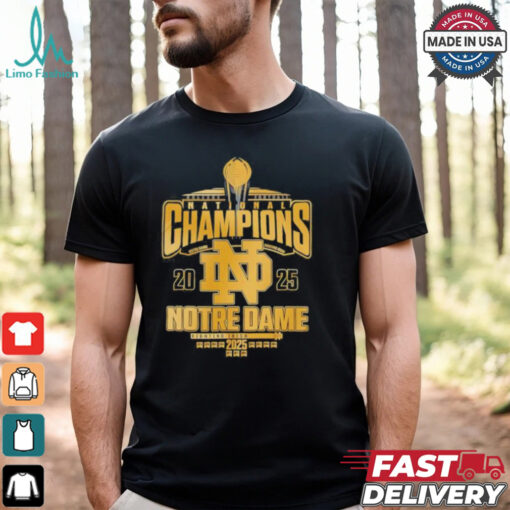 Notre Dame Fighting Irish football 2025 College Football National Champions shirt