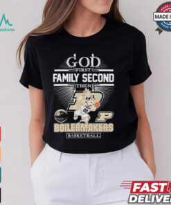 Offcial God First Family Second Then Boilermakers Purdue Mascot T shirts