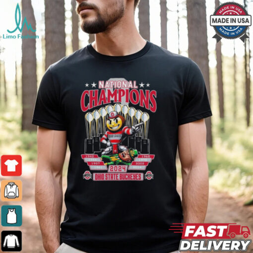 Official 9 Times National Champions NCAA Ohio State Buckeyes T Shirts