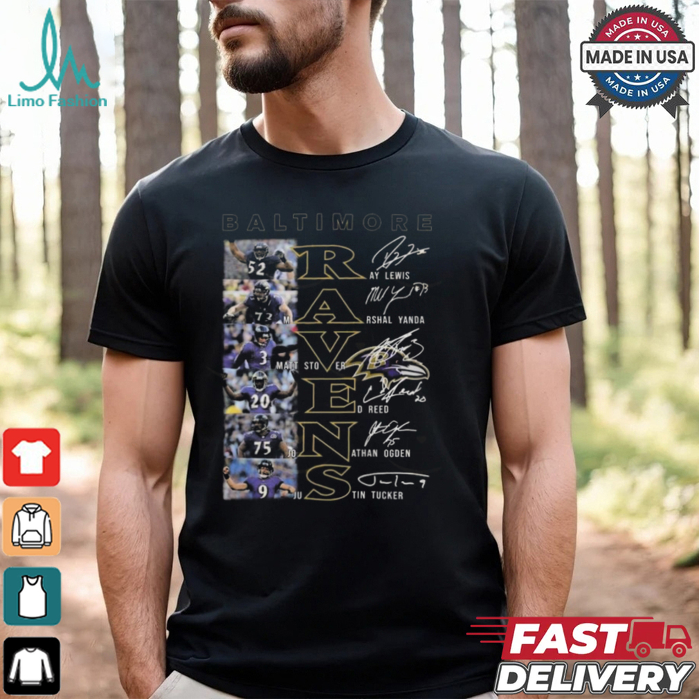 Official Baltimore Ravens NFL Players Signatures 2025 Shirt Official Baltimore Ravens NFL Players Signatures 2025 Shirt