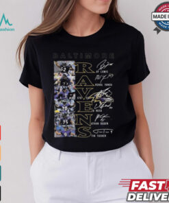 Official Baltimore Ravens NFL Players Signatures 2025 Shirt