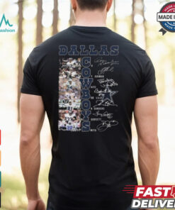 Official Dallas Cowboys NFL Players Signatures 2025 Shirt