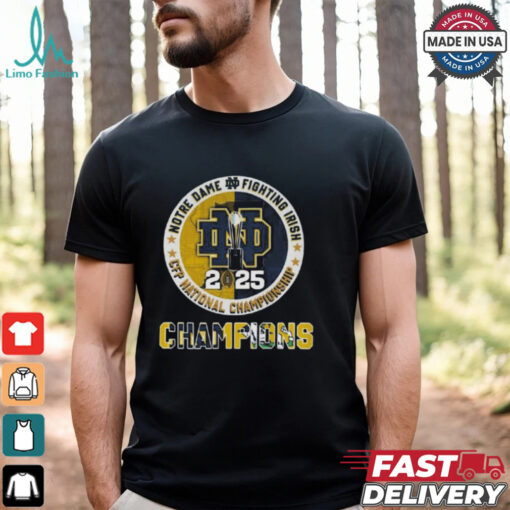 Official Notre Dame Fighting Irish Cfp National Championship 2025 T Shirts