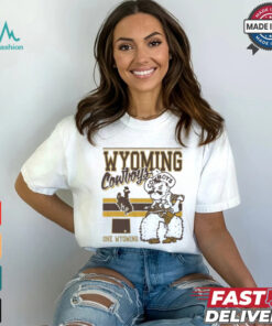 Official Wyoming Cowboys Retro Logo Mascot Shirt