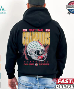 Ohio State Buckeyes 2024 National Champions Helmet Shirt