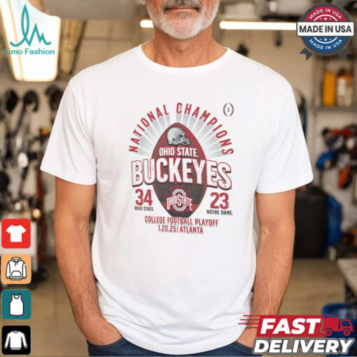Ohio State Buckeyes College Football Playoff 2024 National Champions Score T Shirt