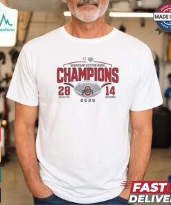 Ohio State Buckeyes College Football Playoff 2025 Cotton Bowl Champions Buckeyes 28 14 Longhorns Shirt
