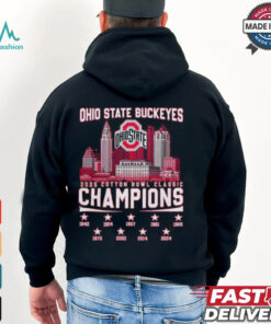 Ohio State Buckeyes Gift For Fans Win Cotton Bowl Champions 2025 Skyline Shirt