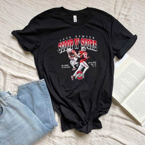 Ohio State Buckeyes Jack Sawyer scoop n’ score shirt