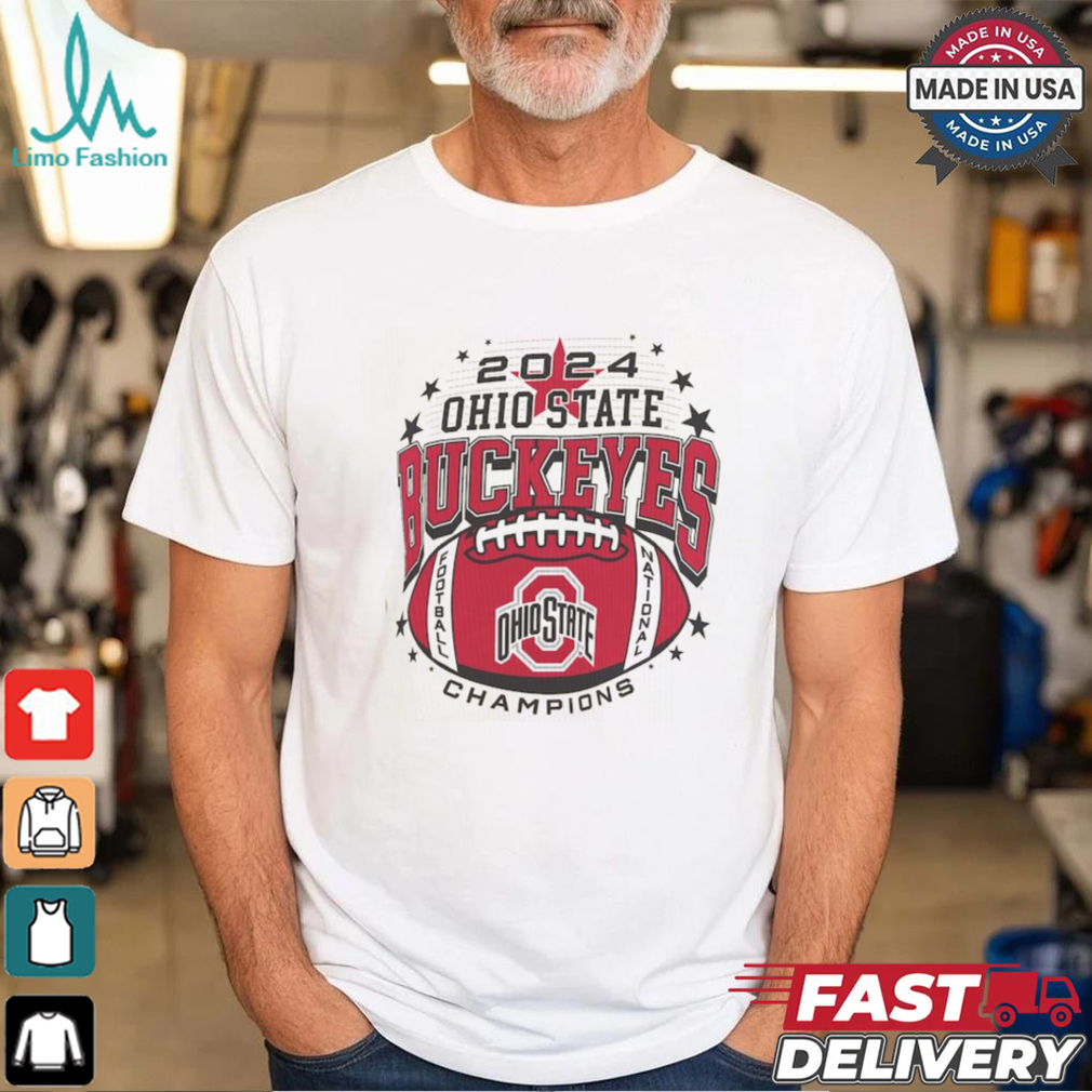 Ohio State Buckeyes Pressbox Women's College Football Playoff 2024 National Champions Shirt Ohio State Buckeyes Pressbox Women's College Football Playoff 2024 National Champions Shirt