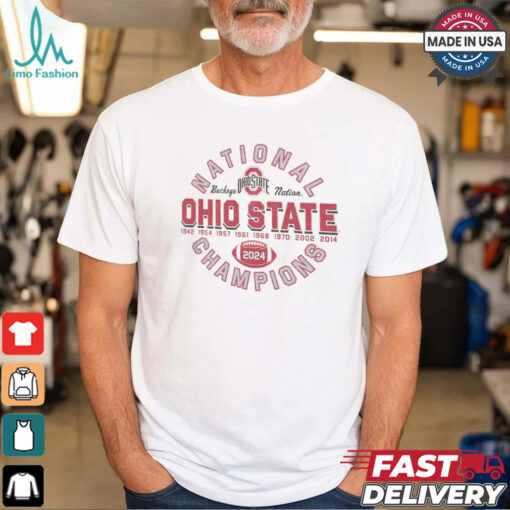 Ohio State Buckeyes Update to Nine Time Football National Champions Back Where It Belongs T Shirt