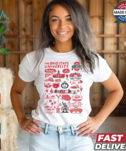 Ohio State Buckeyes Vive La Fete Youth Impressions Artwork T Shirt