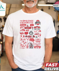 Ohio State Buckeyes Vive La Fete Youth Impressions Artwork T Shirt