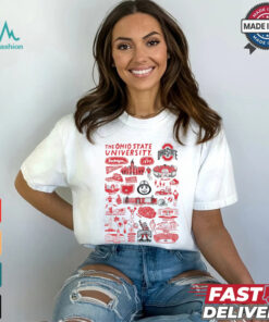 Ohio State Buckeyes Vive La Fete Youth Impressions Artwork T Shirt