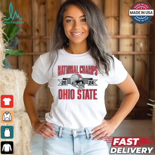 Ohio State Football National Champs Arched Helmet Shirt