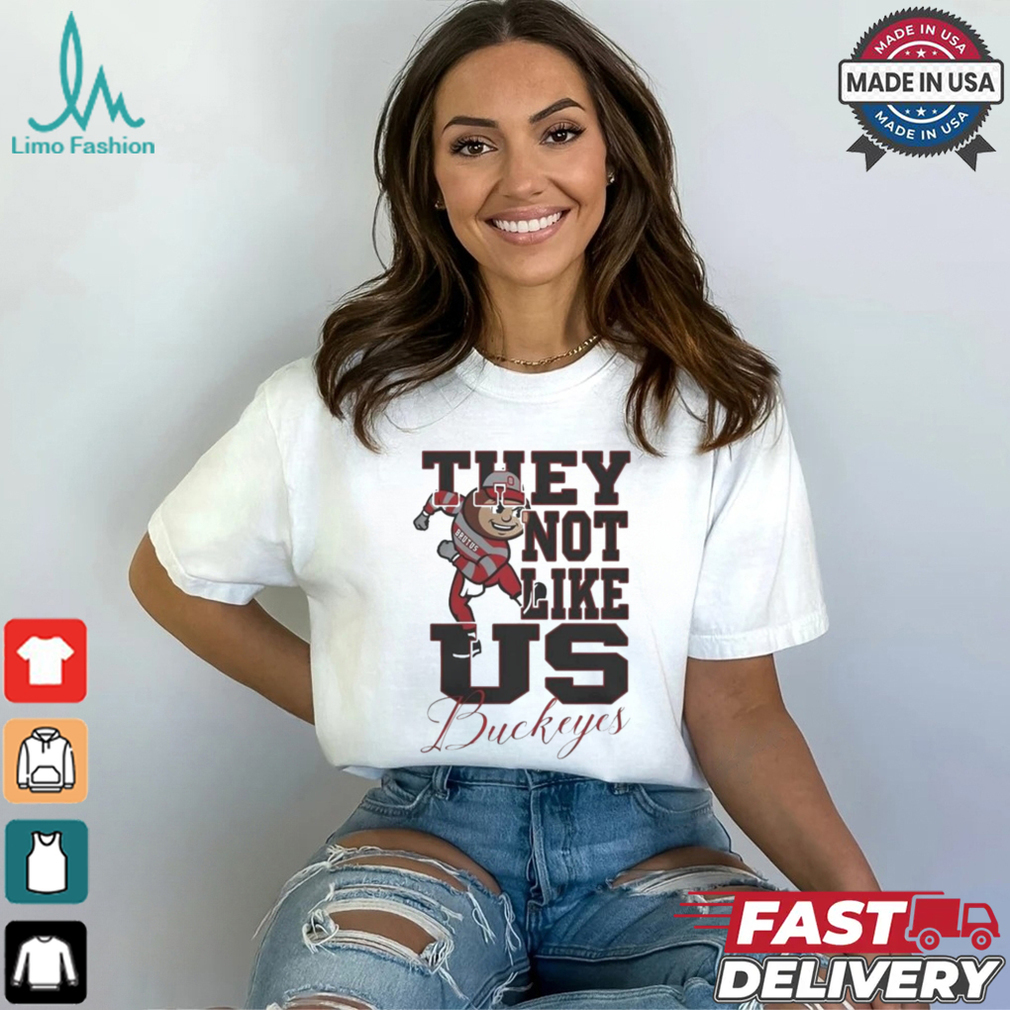 Ohio State They Not Like Us Buckeyes Champions 2025 Mascot Shirt Ohio State They Not Like Us Buckeyes Champions 2025 Mascot Shirt