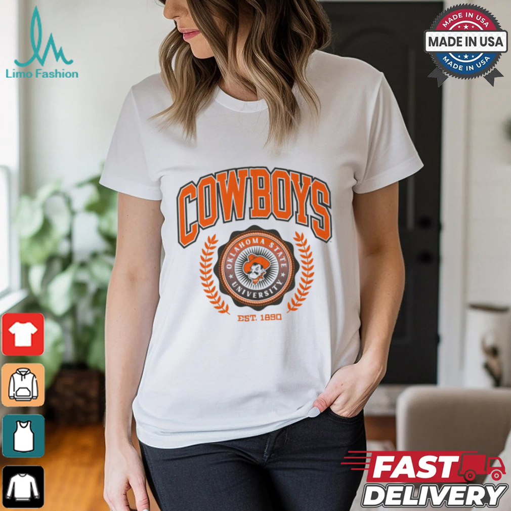 Oklahoma State Cowboys Team Crest T Shirt Oklahoma State Cowboys Team Crest T Shirt