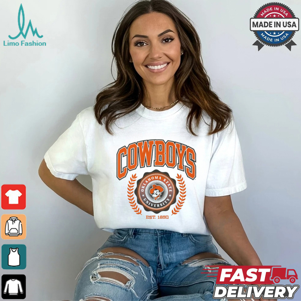 Oklahoma State Cowboys Team Crest T Shirt Oklahoma State Cowboys Team Crest T Shirt