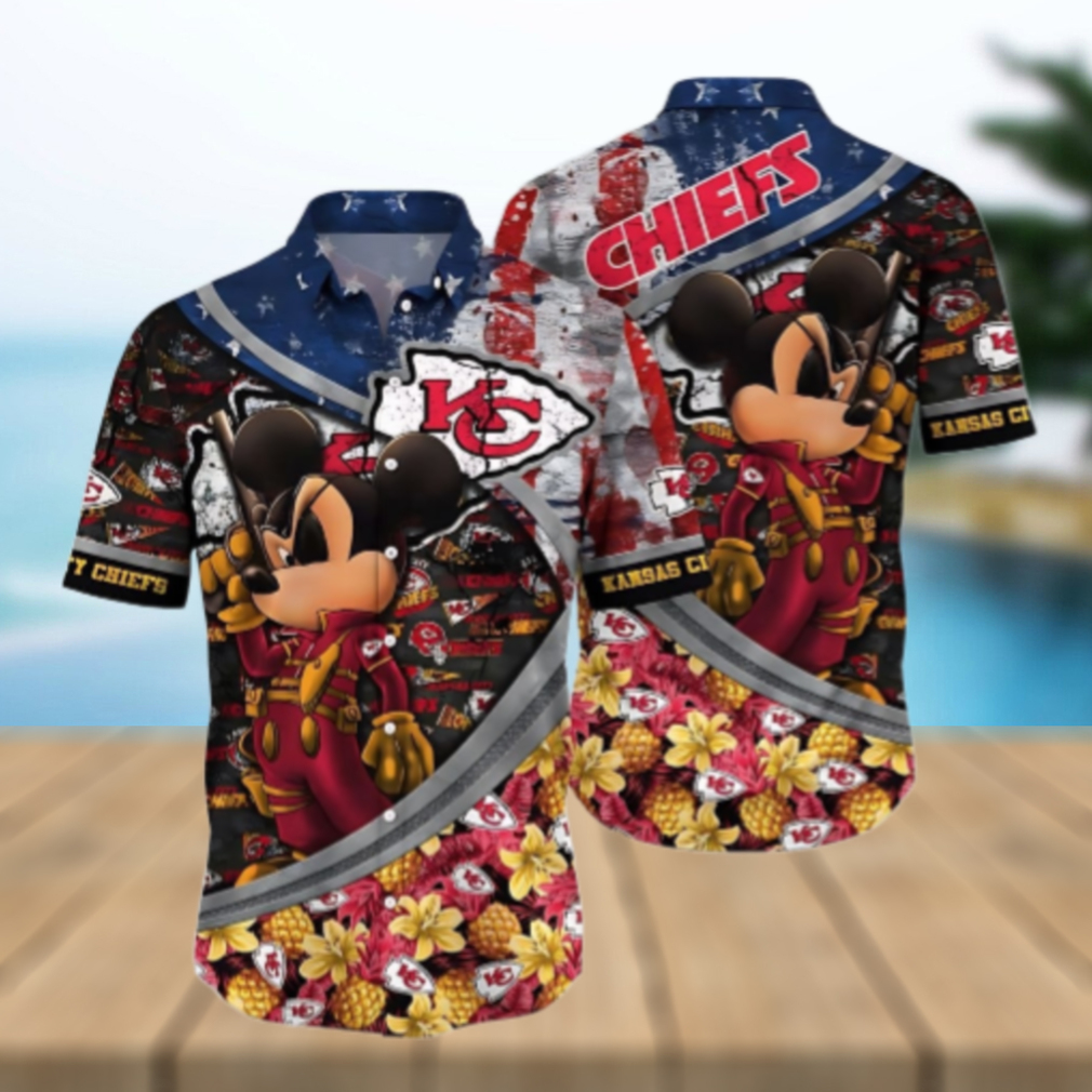 Patriotic Chiefs Aloha Mickey Mouse Edition Hawaiian Shirt Patriotic Chiefs Aloha Mickey Mouse Edition Hawaiian Shirt