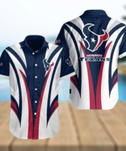 Patriotic Fervor – Houston Texans Stars And Stripes Hawaiian Shirt