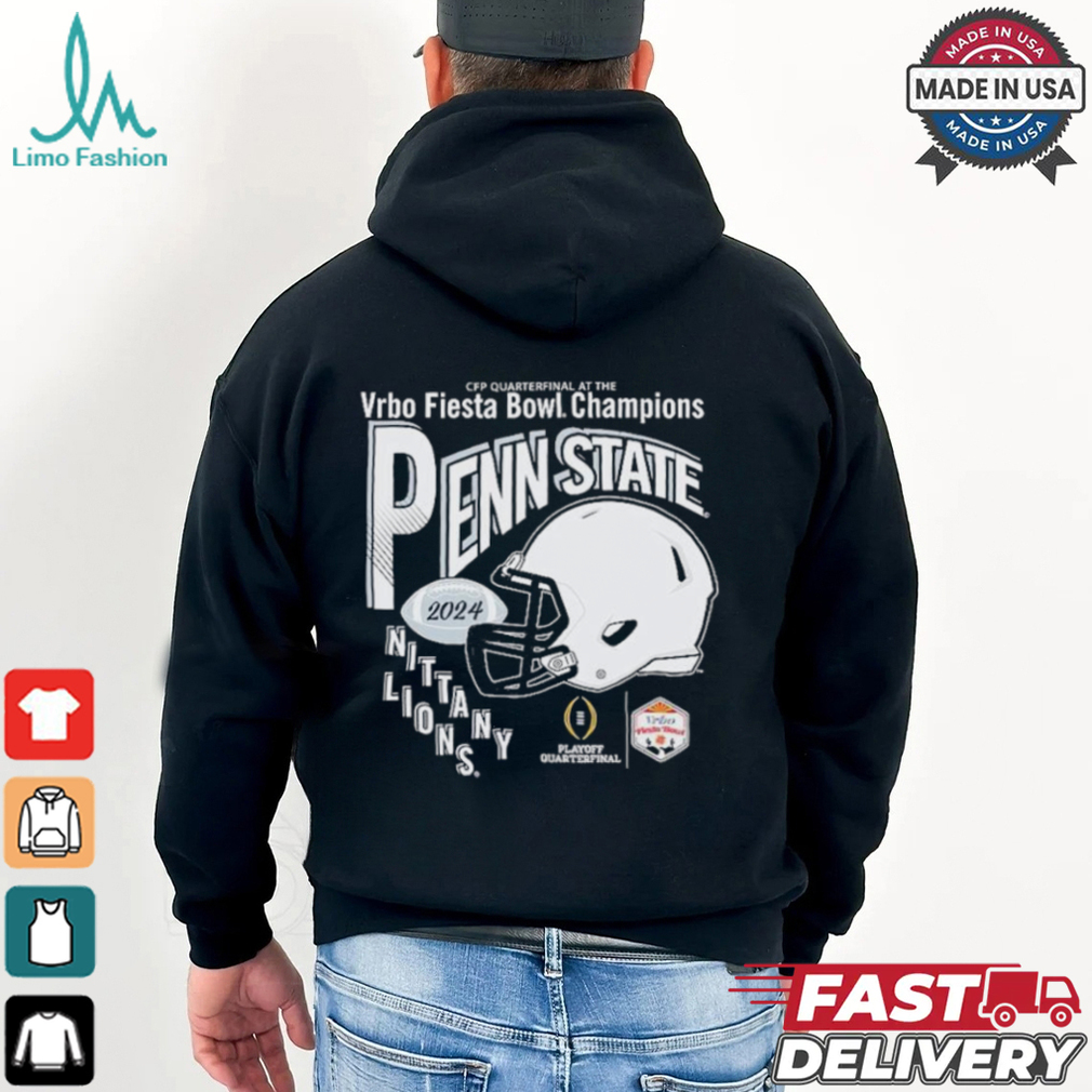 Penn State Nittany Lions CFP Vrbo Fiesta Bowl 2024 Fiesta Bowl Champions Helmet T Shirt Penn State Nittany Lions CFP Vrbo Fiesta Bowl 2024 Fiesta Bowl Champions Helmet T Shirt
