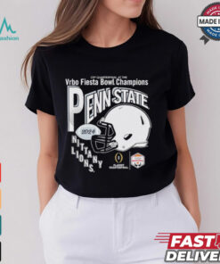 Penn State Nittany Lions CFP Vrbo Fiesta Bowl 2024 Fiesta Bowl Champions Helmet T Shirt