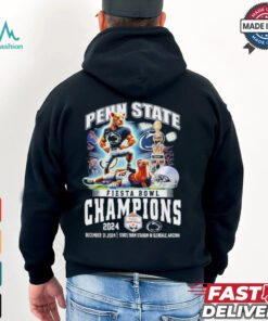 Penn State Nittany Lions Denver Broncos Fiesta Bowl Champions 2025 Mascot T shirt