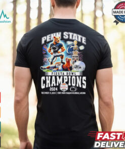 Penn State Nittany Lions Denver Broncos Fiesta Bowl Champions 2025 Mascot T shirt