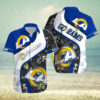 Personalized Los Angeles Rams Bold Wave Hawaiian Shirt