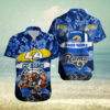 Personalized Los Angeles Rams Floral Pride Hawaiian Shirt
