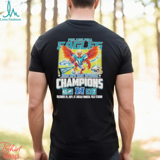 Philadelphia Eagles 2024 NFC East Champions 41 7 Dallas Cowboys Shirt
