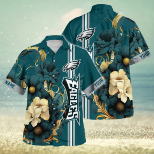 Philadelphia Eagles Floral Glory Hawaiian Shirt