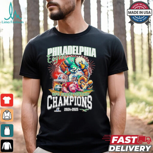 Philadelphia Eagles NFC Championship Champions 2024 2025 Shirt
