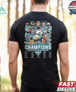 Philadelphia Eagles NFC East Champions 2023 2024 NFL Coach Mascot Signature Shirt