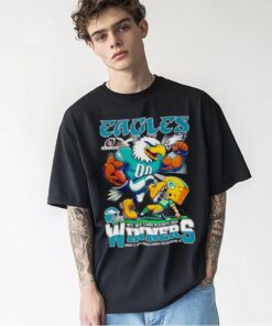 Philadelphia Eagles NFC Wild Card Playoffs 2025 winners mascot shirt